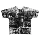 THE STRUGGLE IS REAL.のFULLGRAPHICA-MONOCHROME All-Over Print T-Shirt