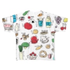 いそがしくてもメシのたべものふれんず All-Over Print T-Shirt