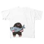 アコルのもぐらのおぐらさん おさかな All-Over Print T-Shirt