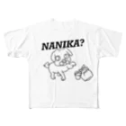 三浦のNANIKA?パグ フルグラフィックTシャツ