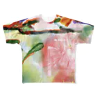 St.SKのFlowers in OZE All-Over Print T-Shirt