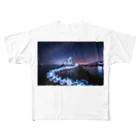 816photographyのライトアート（波動） All-Over Print T-Shirt