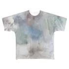 made blueのWatercolor art フルグラフィックTシャツ