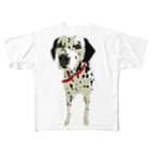 IT DesignのWalk with Dalmatian フルグラフィックTシャツ