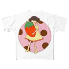 もえこのストロベリーガール フルグラフィックTシャツ