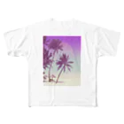 しろくま なだれちゃんのsummer vacation フルグラフィックTシャツ