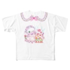 らずまりーにゃ せなかに天使の羽 メルティカポエミュウ Meltikapoemiu のフルグラフィックtシャツ通販 Suzuri スズリ