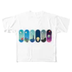 quloの窓 六つ All-Over Print T-Shirt