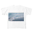 Tumugiの青い海 All-Over Print T-Shirt