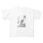 月光街道の雨が降る All-Over Print T-Shirt