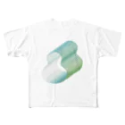 ひょうたんのえんどれすHYOUTAN　緑 All-Over Print T-Shirt