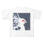 シン・オカダ(shinoka)の蛇喰鷲 ヘビクイワシ [ #珠鶏雑貨 ] All-Over Print T-Shirt