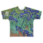 Art Baseのゴッホ / アイリス / 1889 / Irises Vincent van Gogh フルグラフィックTシャツ