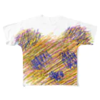 西麻布mingle✿ by花庫のパンダ All-Over Print T-Shirt