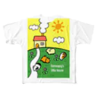 LichtmuhleのGuineapig’s little house All-Over Print T-Shirt