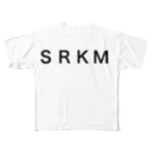 SRKMのSRKM（logo ver.） フルグラフィックTシャツ