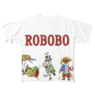 ねこぜや のROBOBO ロボトリオ🤖 フルグラフィックTシャツ