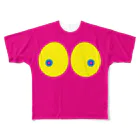 アート商会のOPPAI Yellow All-Over Print T-Shirt