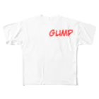 HIP HOP ネタ　映画ネタのGUMP フルグラフィックTシャツ