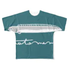 ととめめ/ totomemeのタチウオ君(ぜんめん) All-Over Print T-Shirt