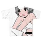 kaeruco(* 皿 *)のにゃん民 All-Over Print T-Shirt