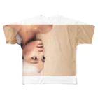 左の♡ArianaGrande♡ フルグラフィックTシャツ