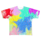 まめ＠ゆるふわおもろ発見隊のしぶきっき All-Over Print T-Shirt