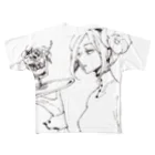 🍓塩野ネリコ🍓の架空パフェ庵[夢喰の羊] All-Over Print T-Shirt