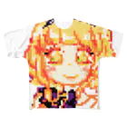 Omisochanのあちあちのあちちゃん フルグラフィックTシャツ