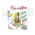 ねこぜや のROBOBO🤖「どんちゃんロボ」 All-Over Print T-Shirt