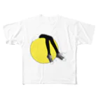 Sweet LegsのMOON LEG フルグラフィックTシャツ