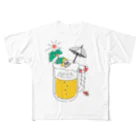 キムラ ユキ のSUMMER BEER フルグラフィックTシャツ