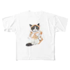 hitomi1985のcat  ワンポイント All-Over Print T-Shirt