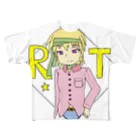 P-Colorbox＠SUZURI支部の【スクエア】ルディス All-Over Print T-Shirt