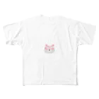 manamanawaruの砂キツネ フルグラフィックTシャツ