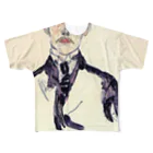 Art Baseのエゴン・シーレ / 1917 / Portrait of Karl Maylander / Egon Schiele フルグラフィックTシャツ