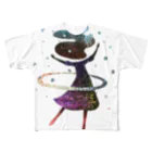 majiodesignのフラフーム All-Over Print T-Shirt