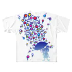 AURA_HYSTERICAのSingin' in the Rain フルグラフィックTシャツ