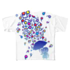 AURA_HYSTERICAのSingin' in the Rain フルグラフィックTシャツ