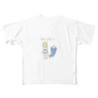 zunazunaの水に濡れた人魚 All-Over Print T-Shirt