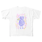 manamanawaruのアオワルビロ フルグラフィックTシャツ