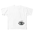 Eyesの両目。 フルグラフィックTシャツ