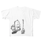 m0nchy3の焚火かいじゅう All-Over Print T-Shirt