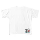 R.route134のSUN☀︎SUP All-Over Print T-Shirt
