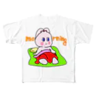 tororomuseumのおはよう フルグラフィックTシャツ