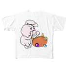 tororomuseumのこんにゃろー フルグラフィックTシャツ