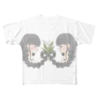 HIYORI works.の君影草 フルグラフィックTシャツ