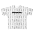 stuuuneのMONO SMOKING フルグラフィックTシャツ