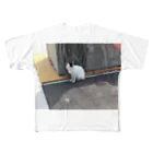 chiroppのねこ フルグラフィックTシャツ