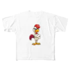 ussyのsunglasses chicken フルグラフィックTシャツ